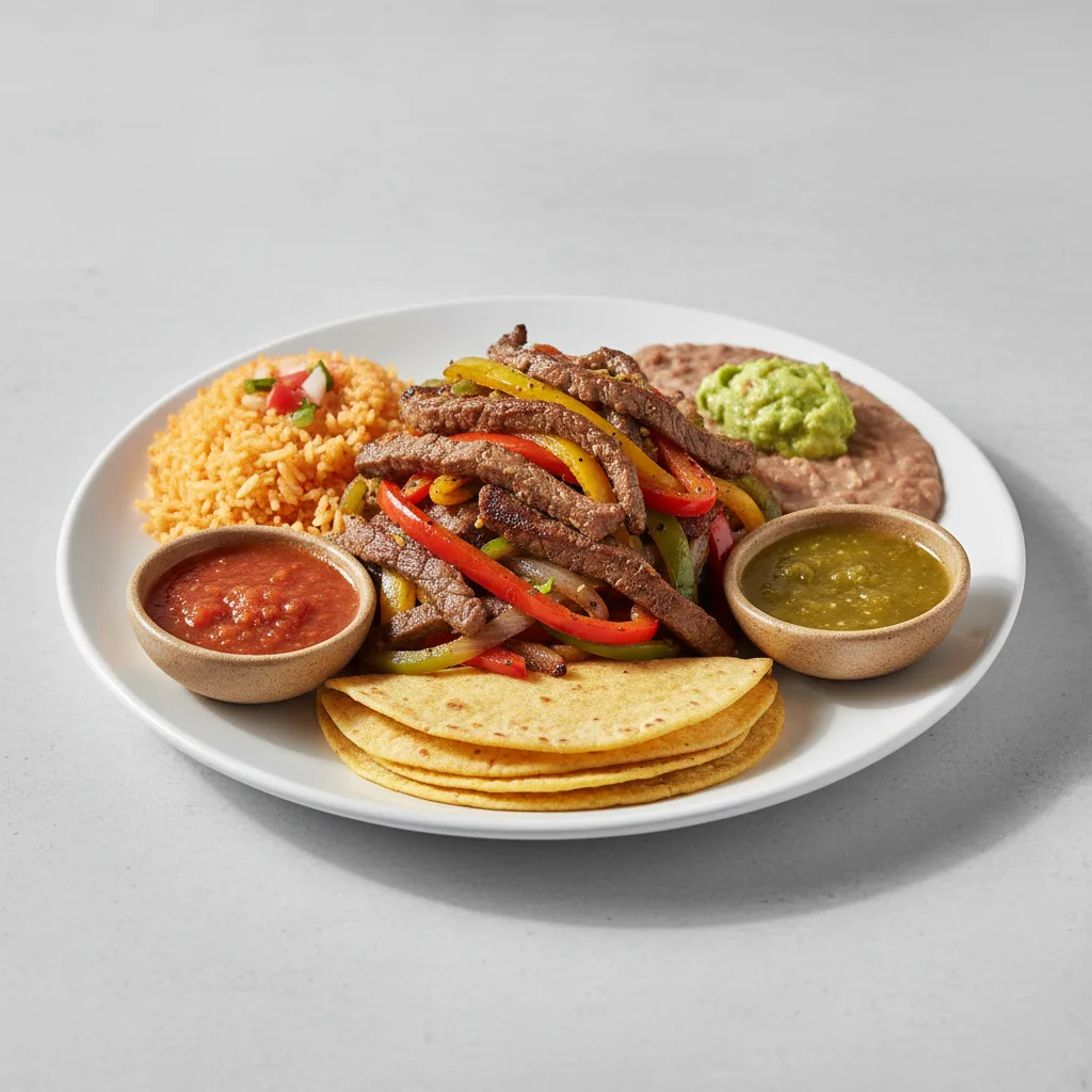 Beef Fajitas Plato Beef Fajitas Plato