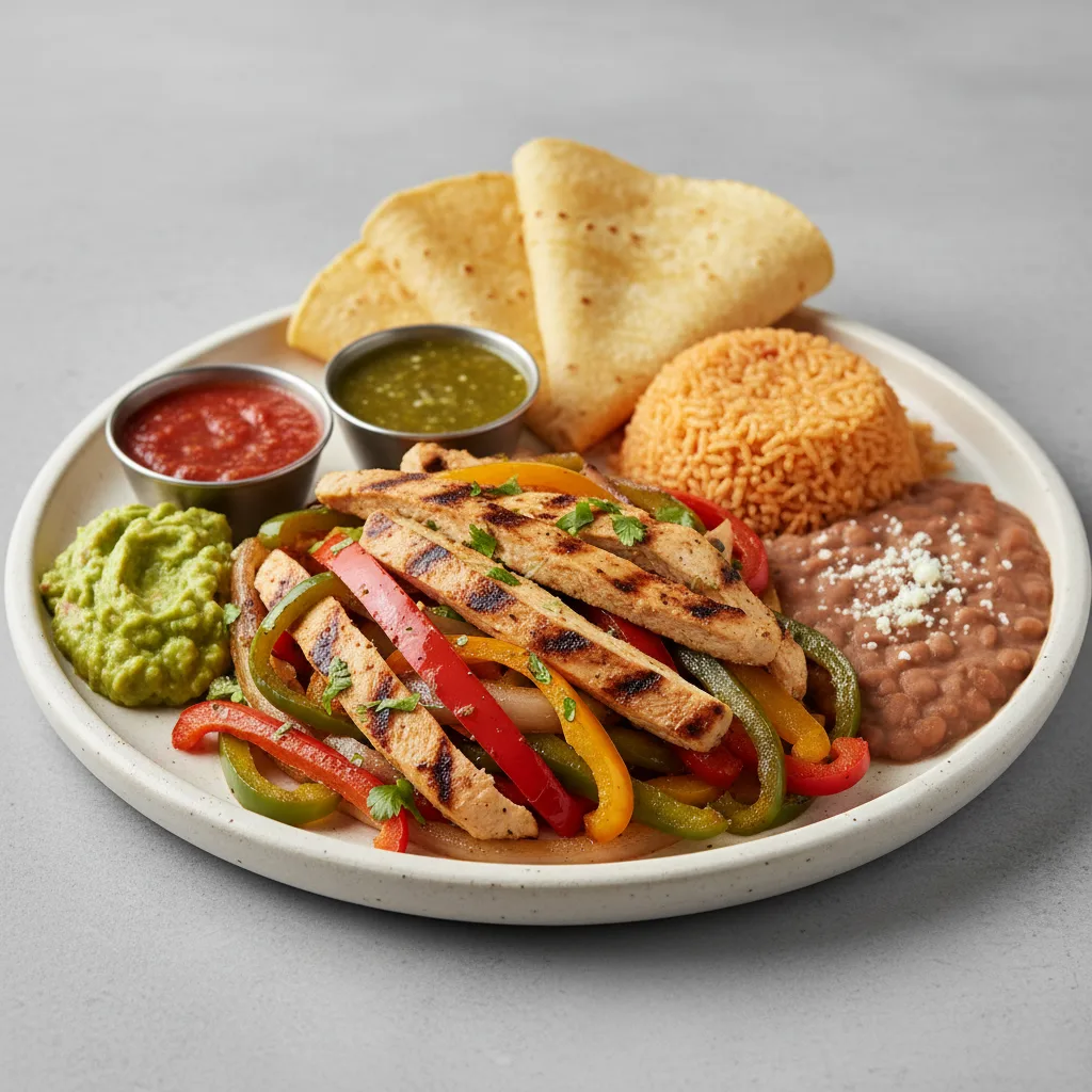 Chicken Fajitas Plato Chicken Fajitas Plato