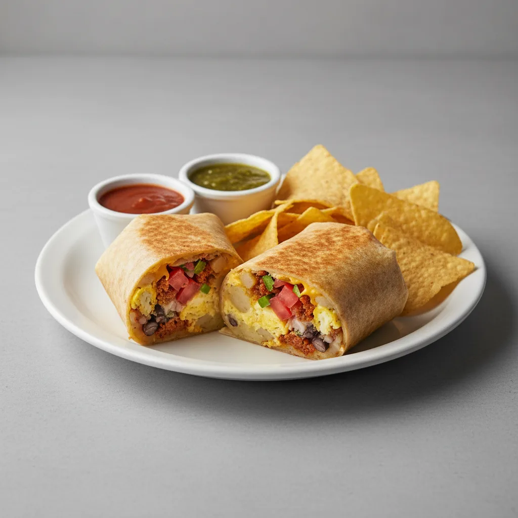 Potato and Chorizo Breakfast Burrito Potato and Chorizo Breakfast Burrito