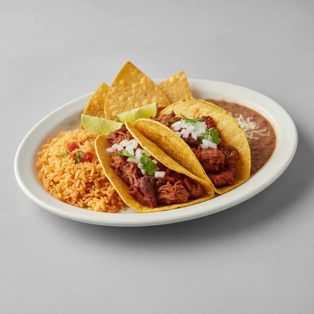 Birria Taco Plato Birria Taco Plato