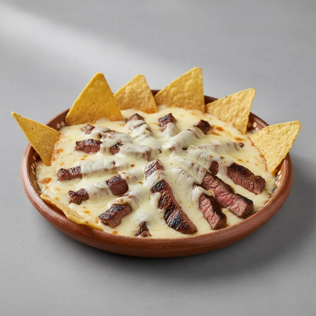 Queso Fundido with Steak Carne Asada Queso Fundido with Steak Carne Asada