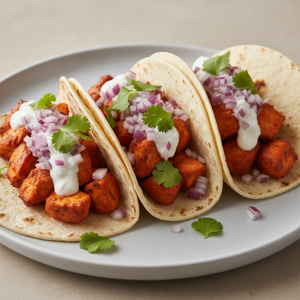 Tandoori Chicken Tikka Tacos Tandoori Chicken Tikka Tacos
