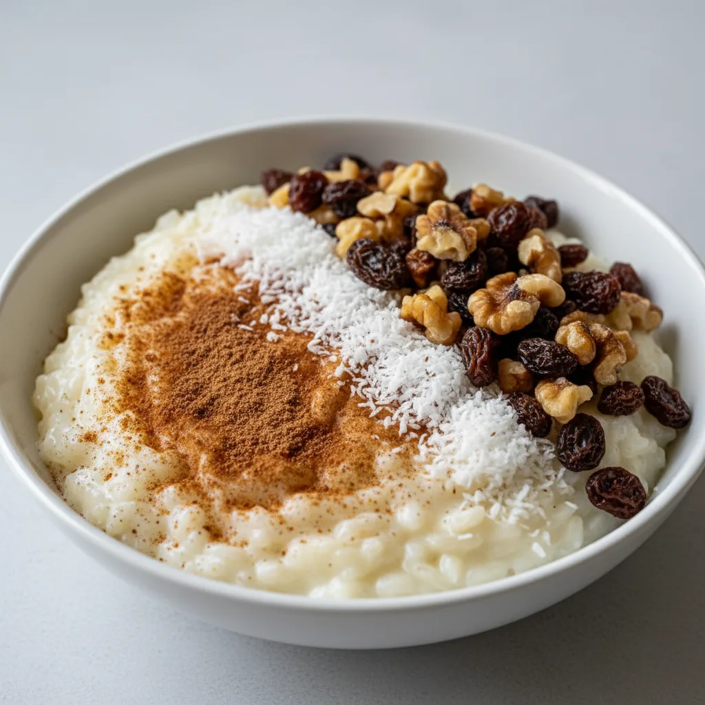 Mediterranean Style Rice Pudding