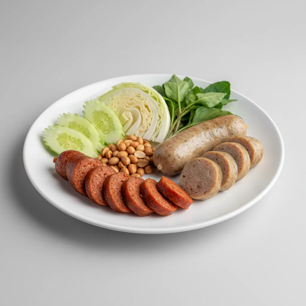 Chiang Mai Sausage and E-Sarn Sausage Chiang Mai Sausage and E-Sarn Sausage