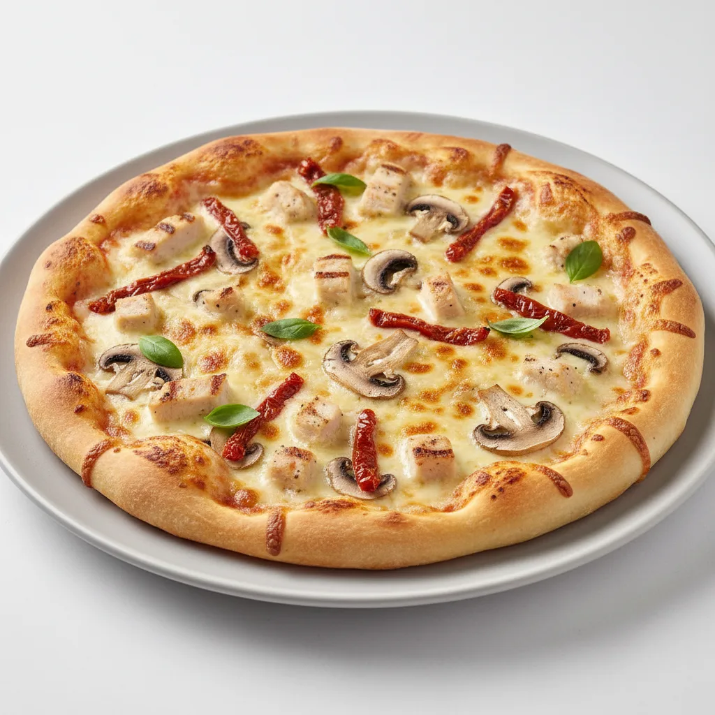 Alfredo Chicken Pizza