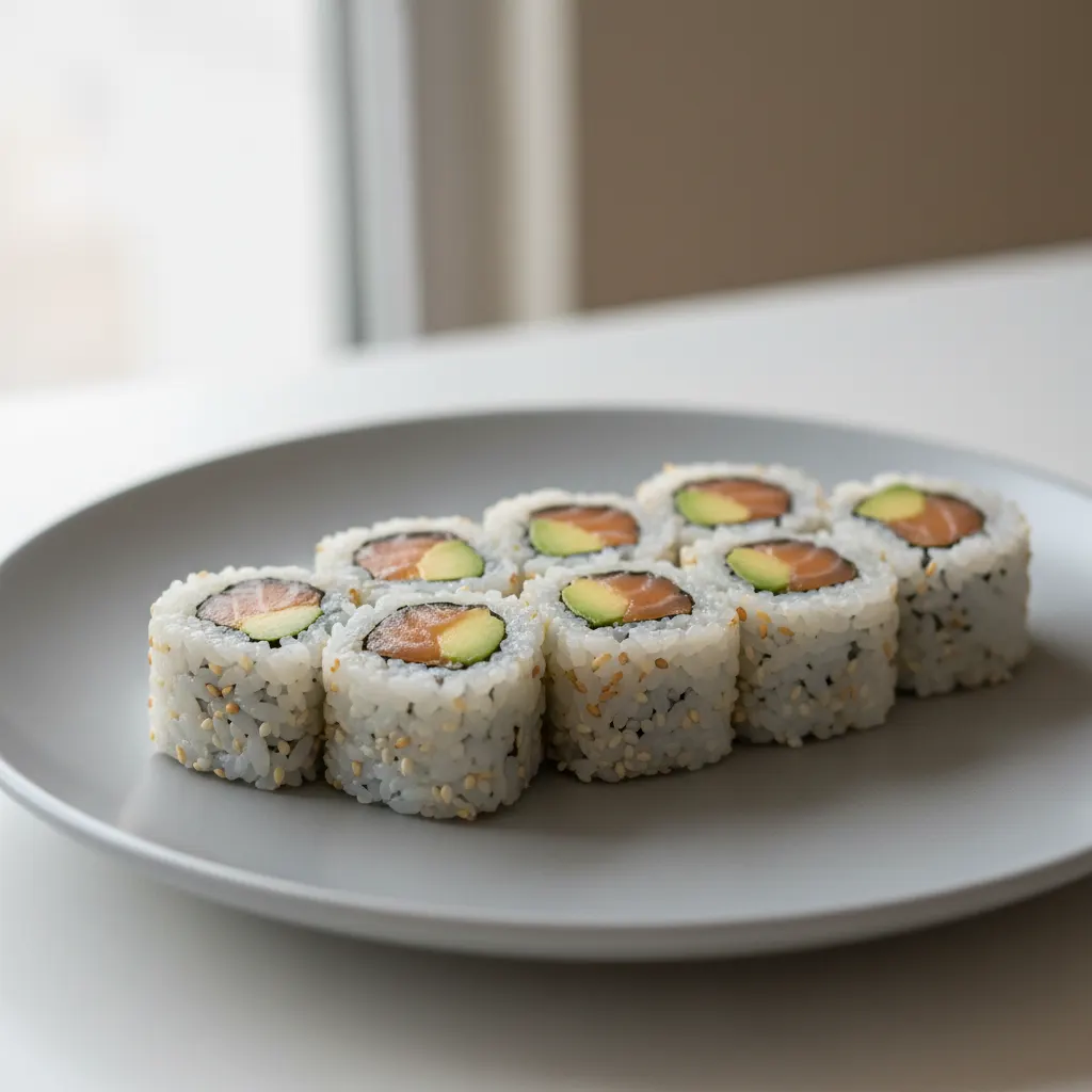 Uramaki Salmon and Avocado Uramaki Salmon and Avocado