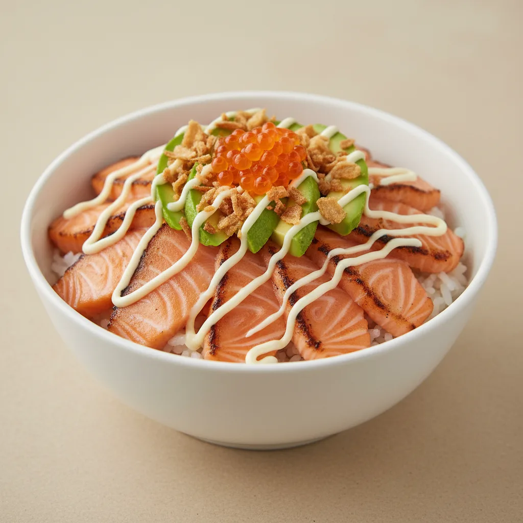 Aburi Salmon Don Aburi Salmon Don