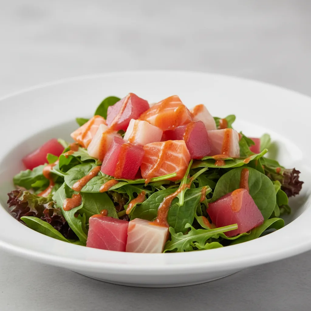 Spicy Sashimi Salad Spicy Sashimi Salad