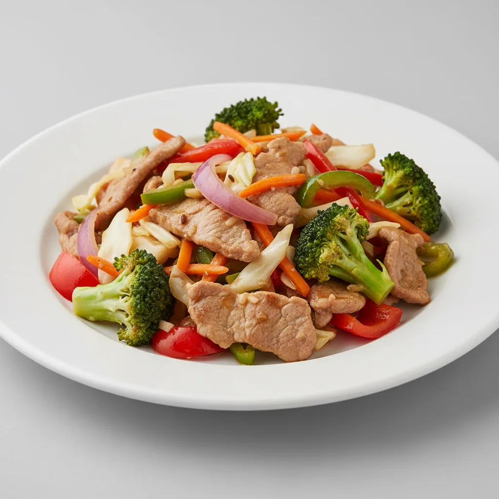 Pork with Mixed Vegetables