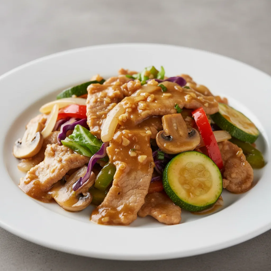 Pork with Garlic Sauce