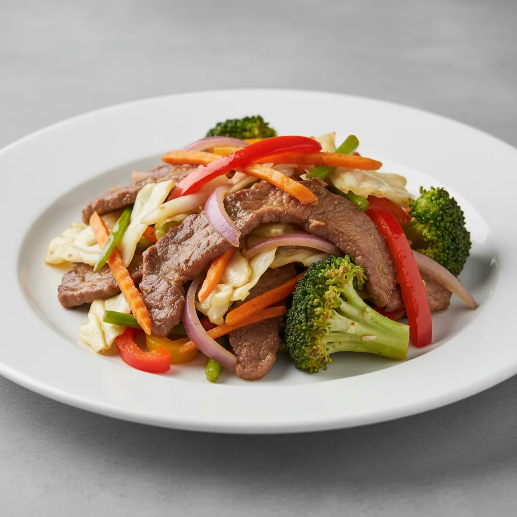 Steak with Mixed Vegetables