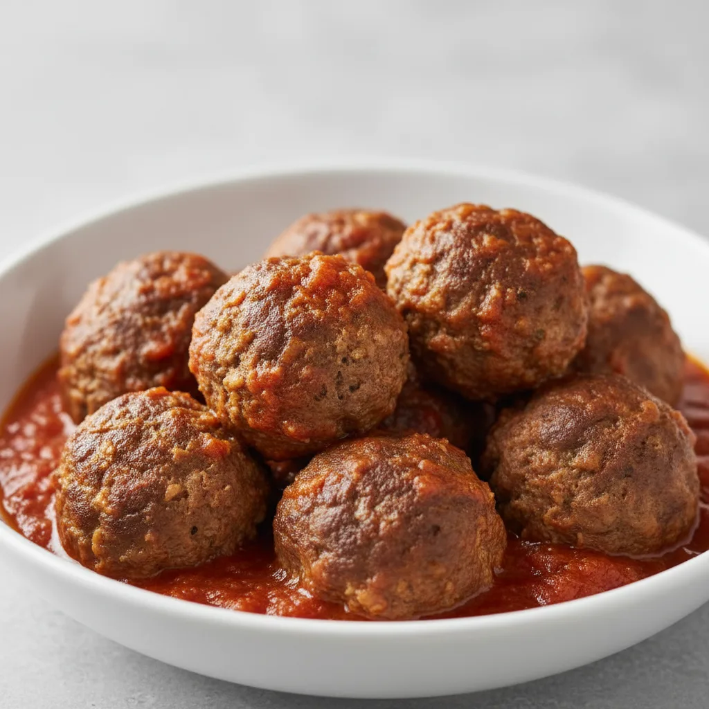 Beef and Sausage Meatballs