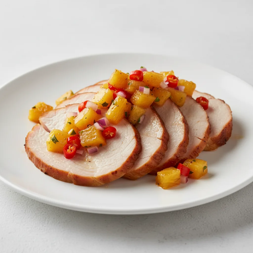 Charred Pineapple-Habanero Turkey