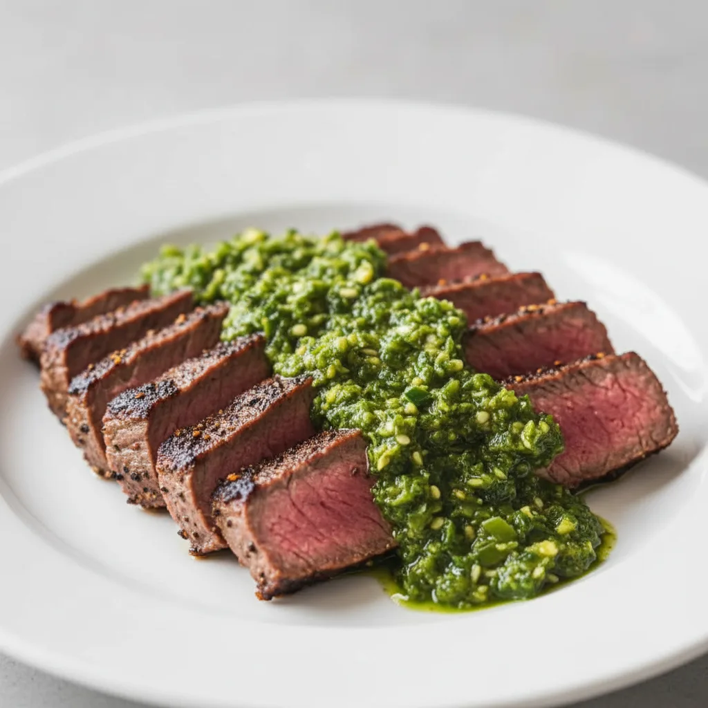 Jalapeno Chimichurri Skirt Steak