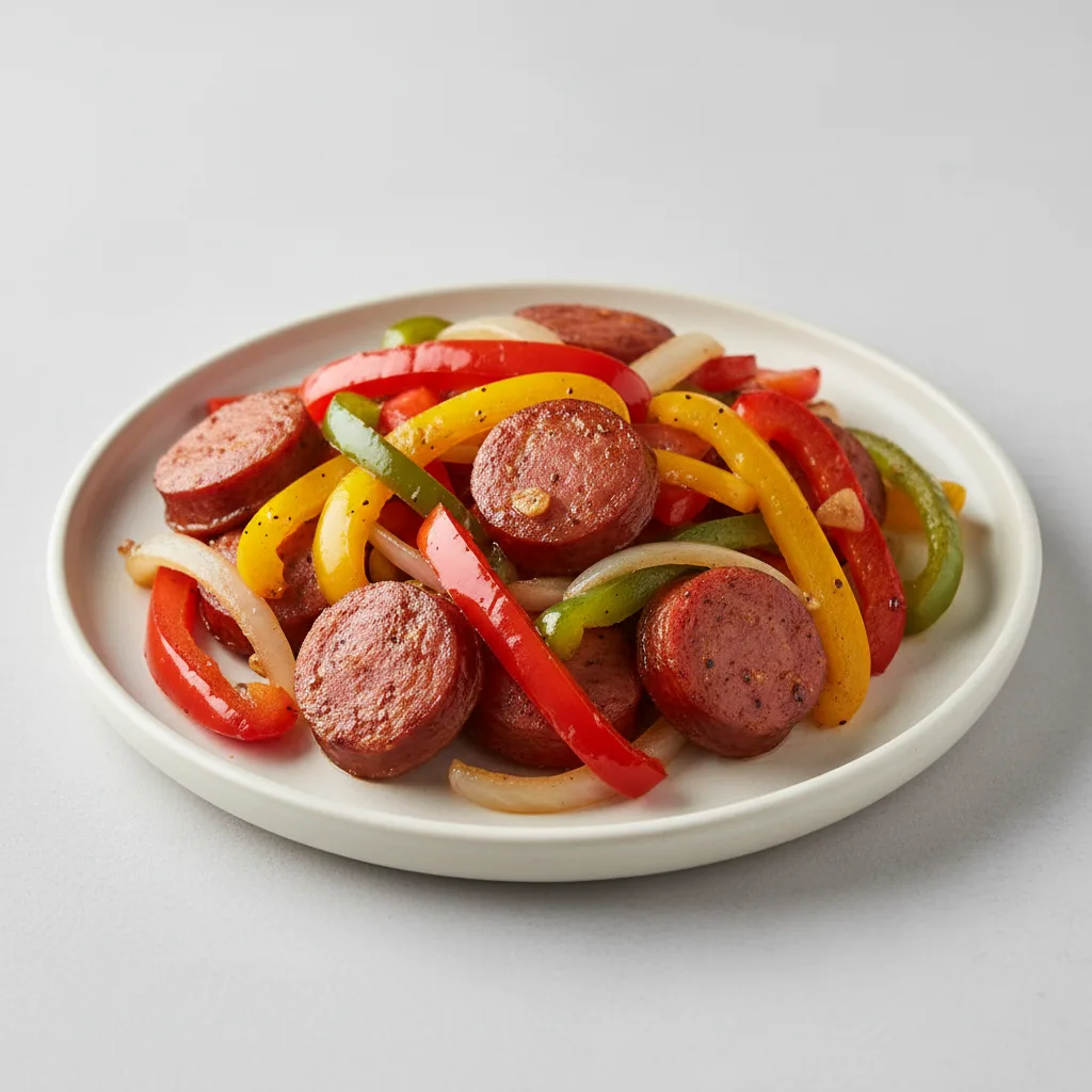 Andouille Sausage and Peppers