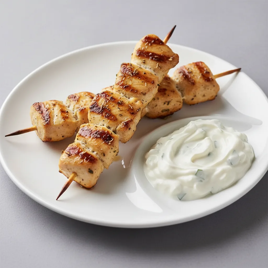 Lemon-Oregano Chicken Skewers