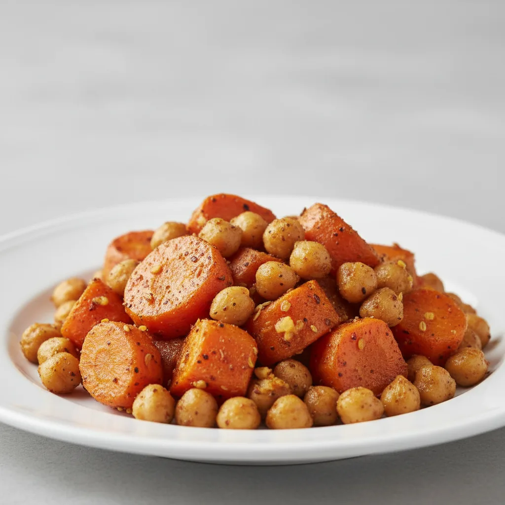 Spiced Carrots and Chickpeas