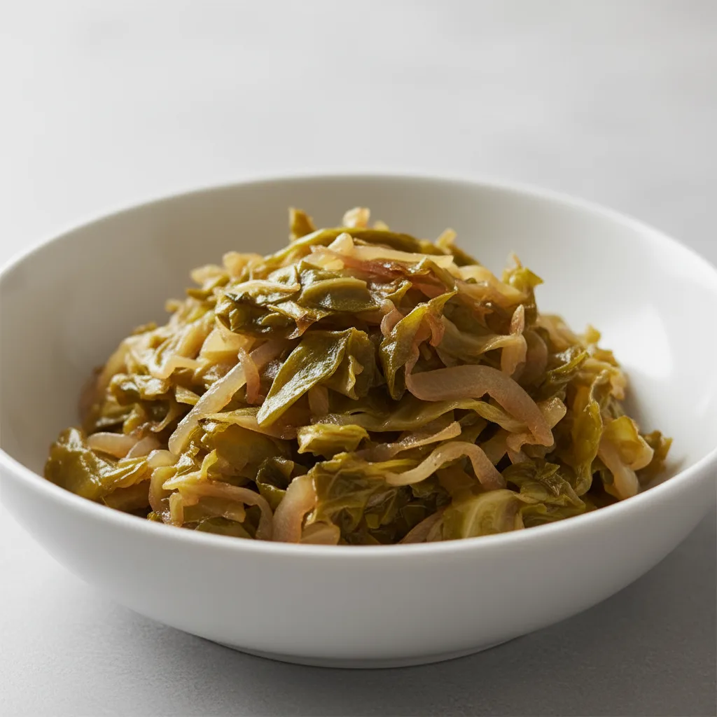 Braised Green Cabbage