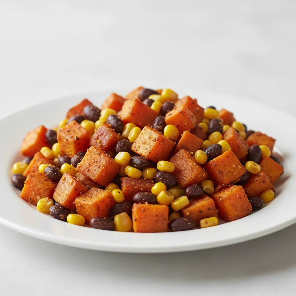 Sweet Potato and Black Bean Hash
