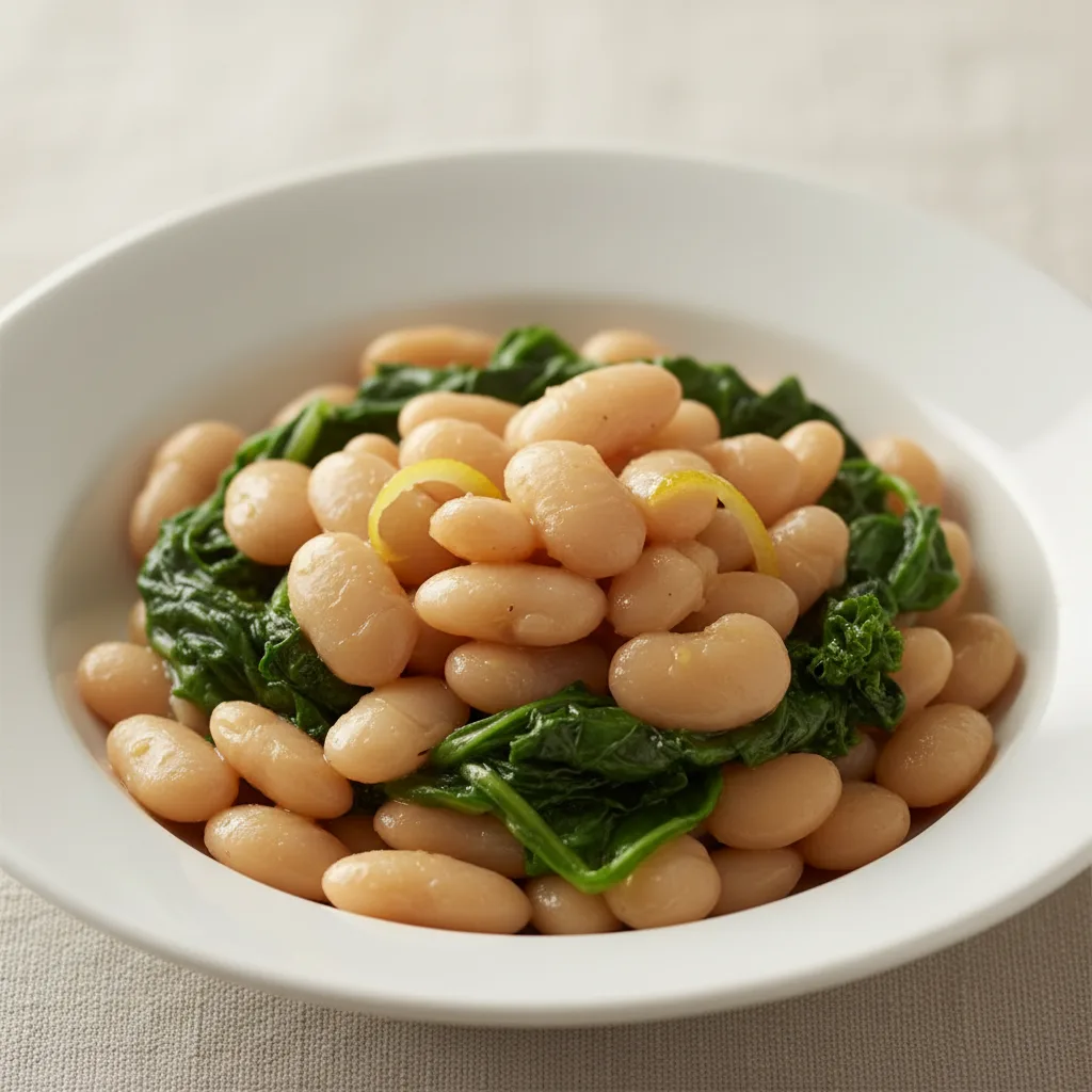 White Beans with Wilted Greens