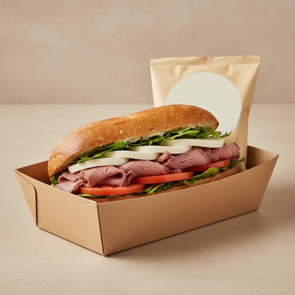 Roast Beef & Provolone Sandwich Boxed Meal
