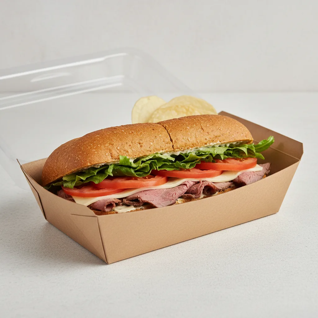 Gluten-free Roast Beef & Provolone Sandwich Boxed Meal