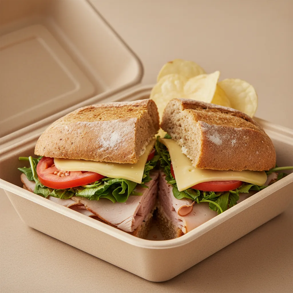 Gluten-free Turkey & Gouda Sandwich Boxed Meal