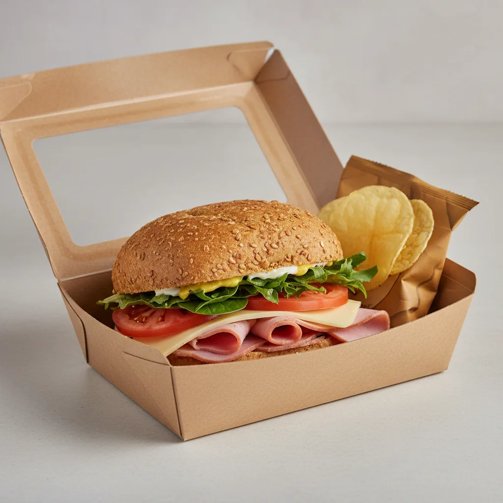 Gluten-free Ham & Swiss Sandwich Boxed Meal