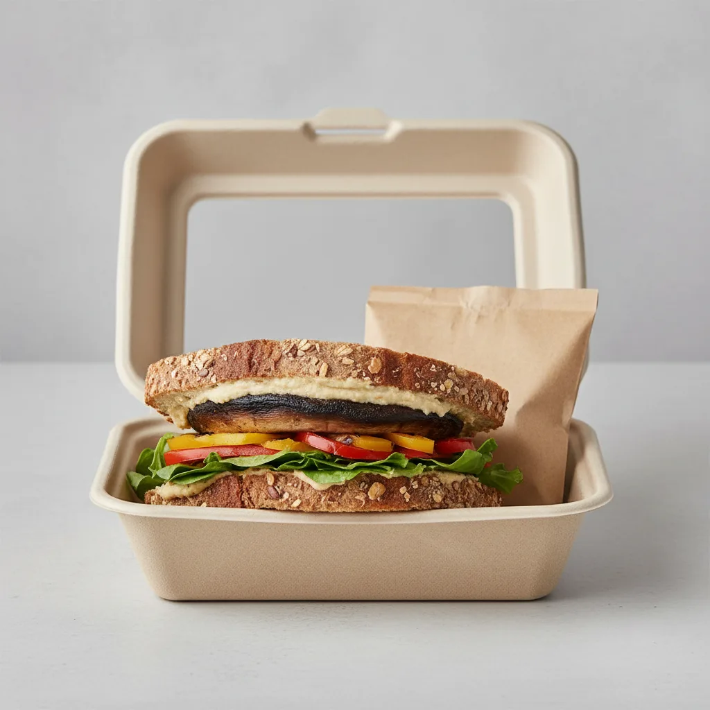 Gluten-free Portobello Garden Sandwich Boxed Meal