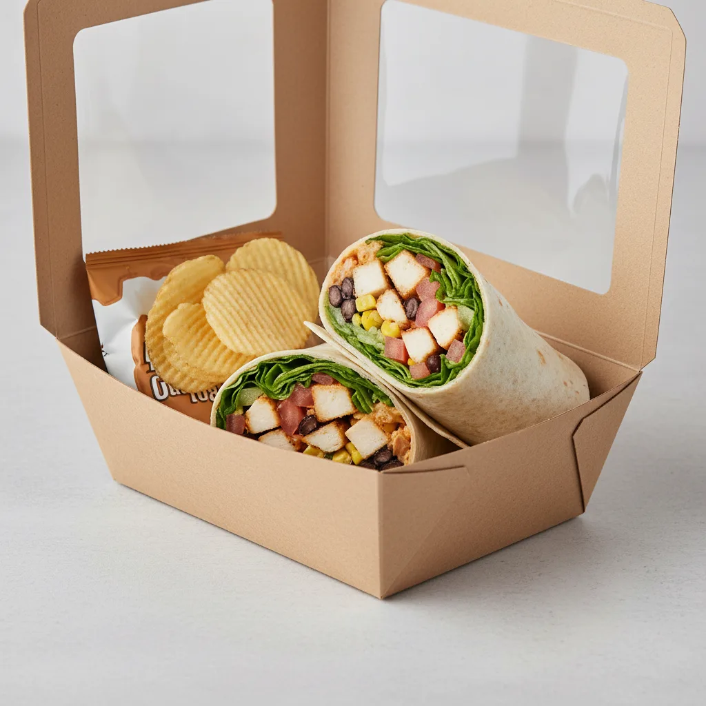 Chicken Southwest Wrap Boxed Meal