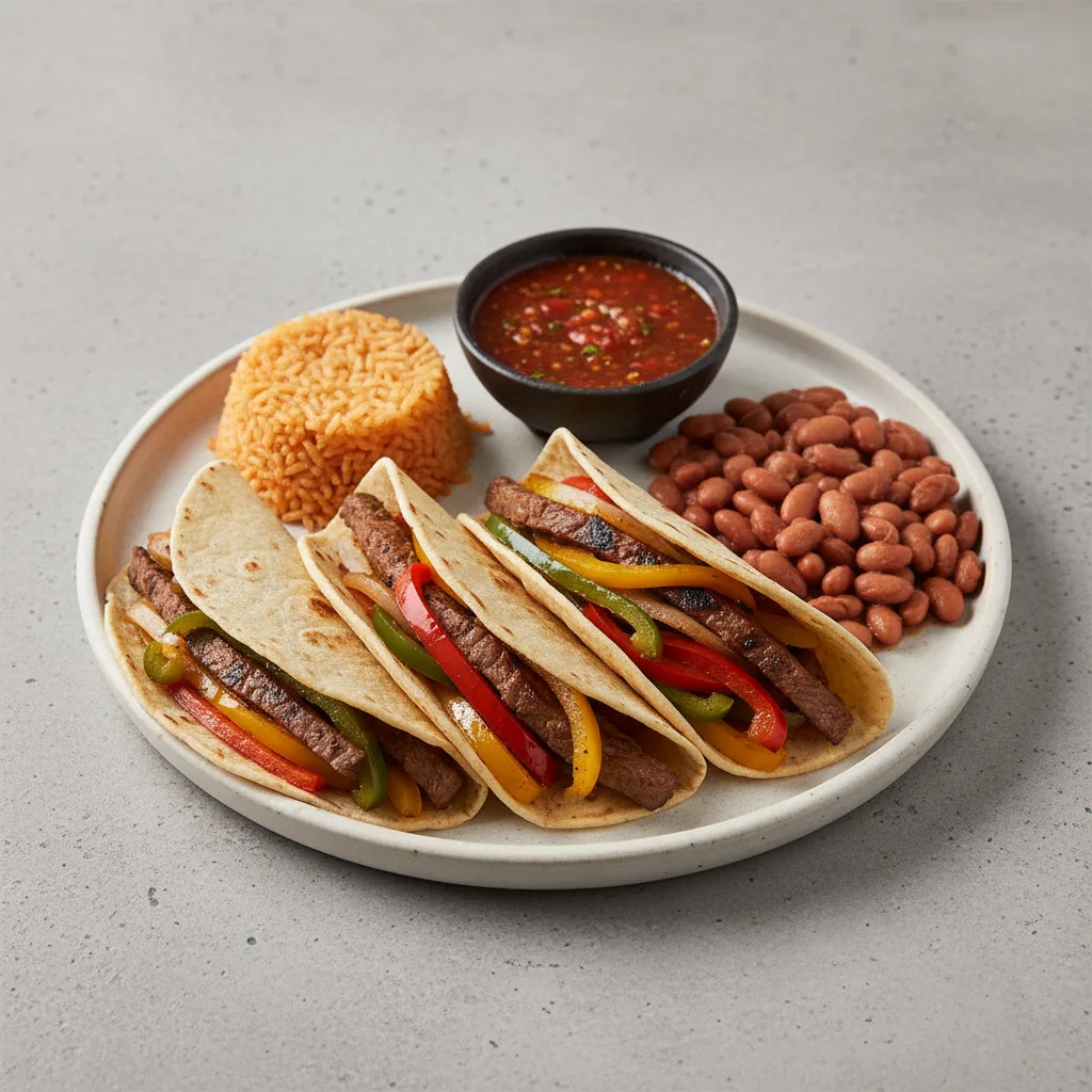 Fajitas Beef With House Habanero in Corn Tortilla (gluten Free)