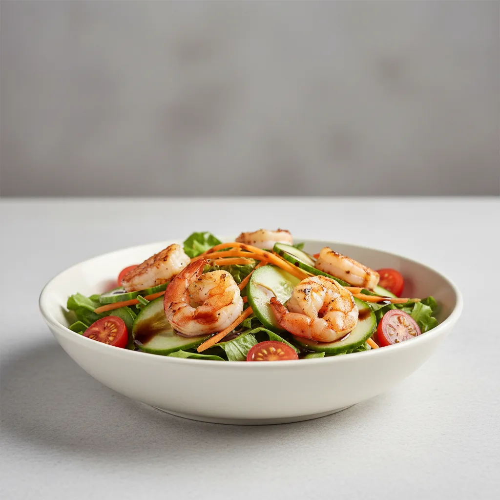 Garden Salad Bowl — Shrimp