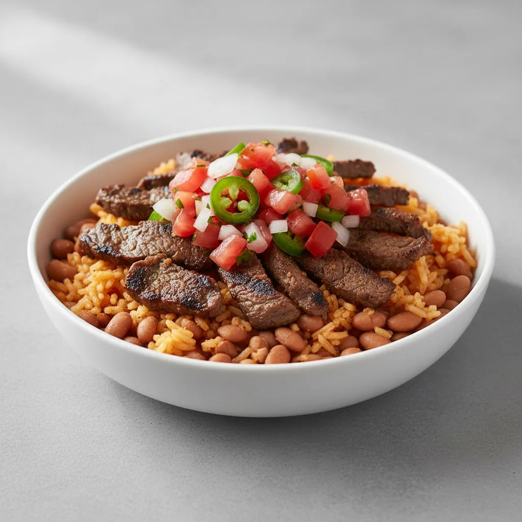 Steak (asada) Burrito Bowl