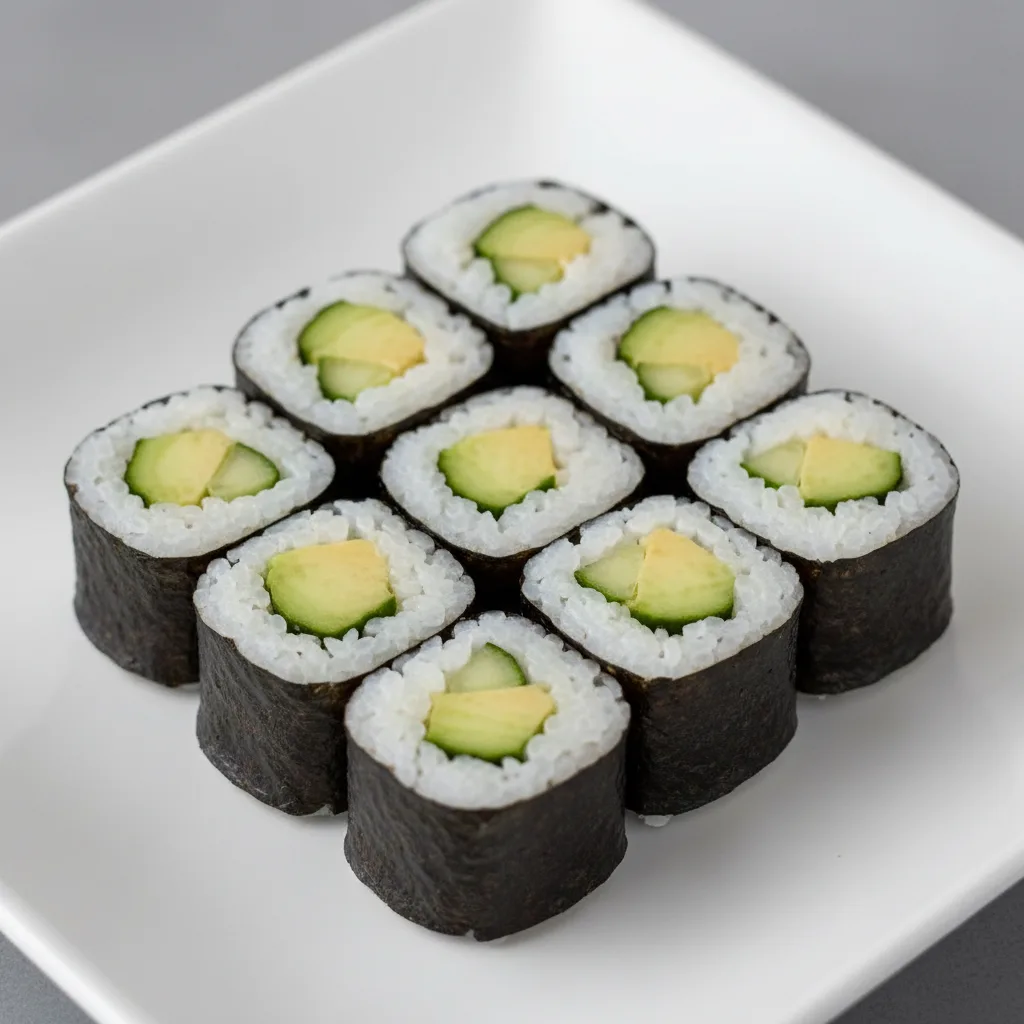 Cucumber Avocado Roll - Vegan Cucumber Avocado Roll - Vegan