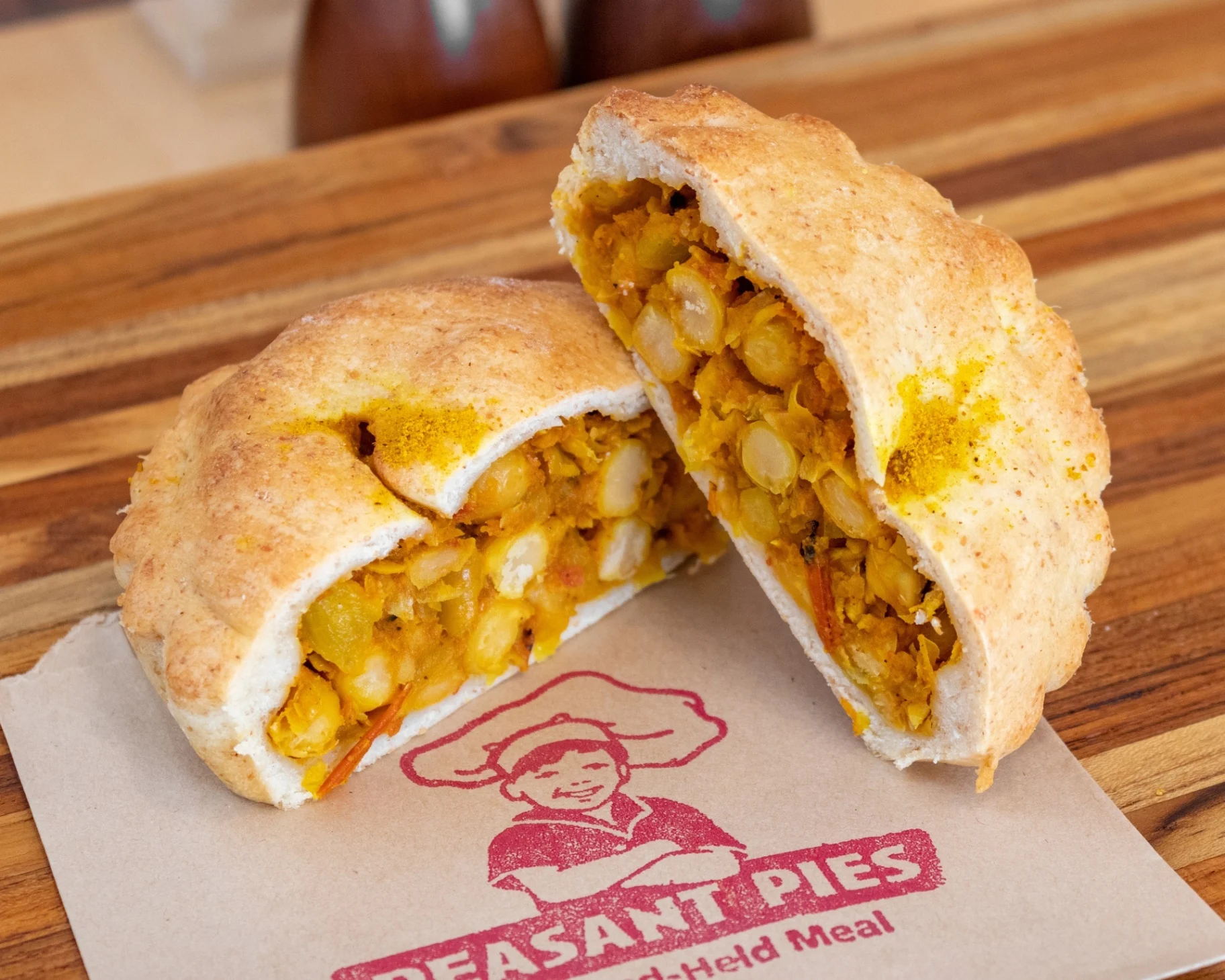 Vegan Garbanzo Bean Curry Pie