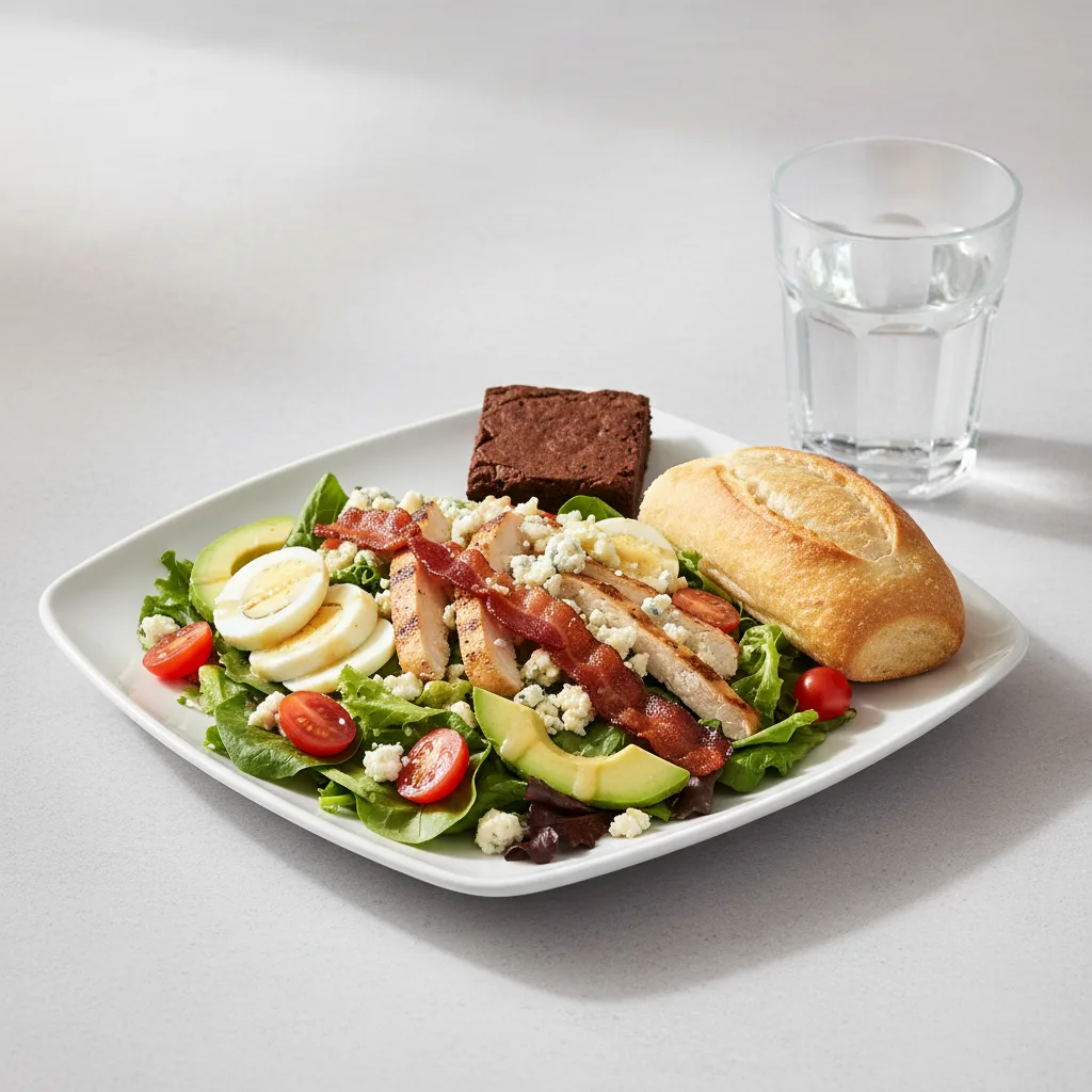 Cobb House Salad, Brownie, Water Cobb House Salad, Brownie, Water