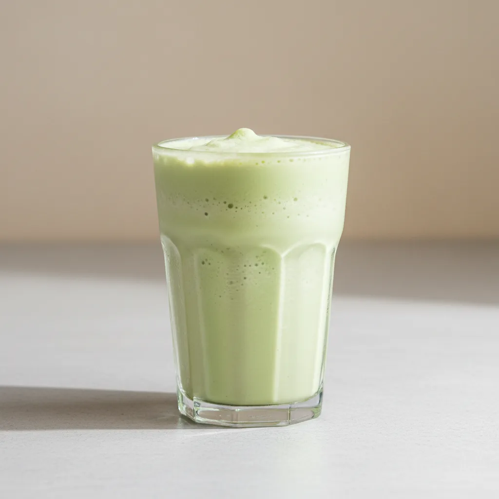 Sweetened Matcha Frappe