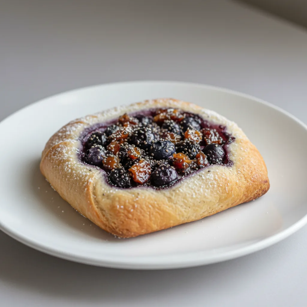 Blueberry, Chia, and Dates Kolache