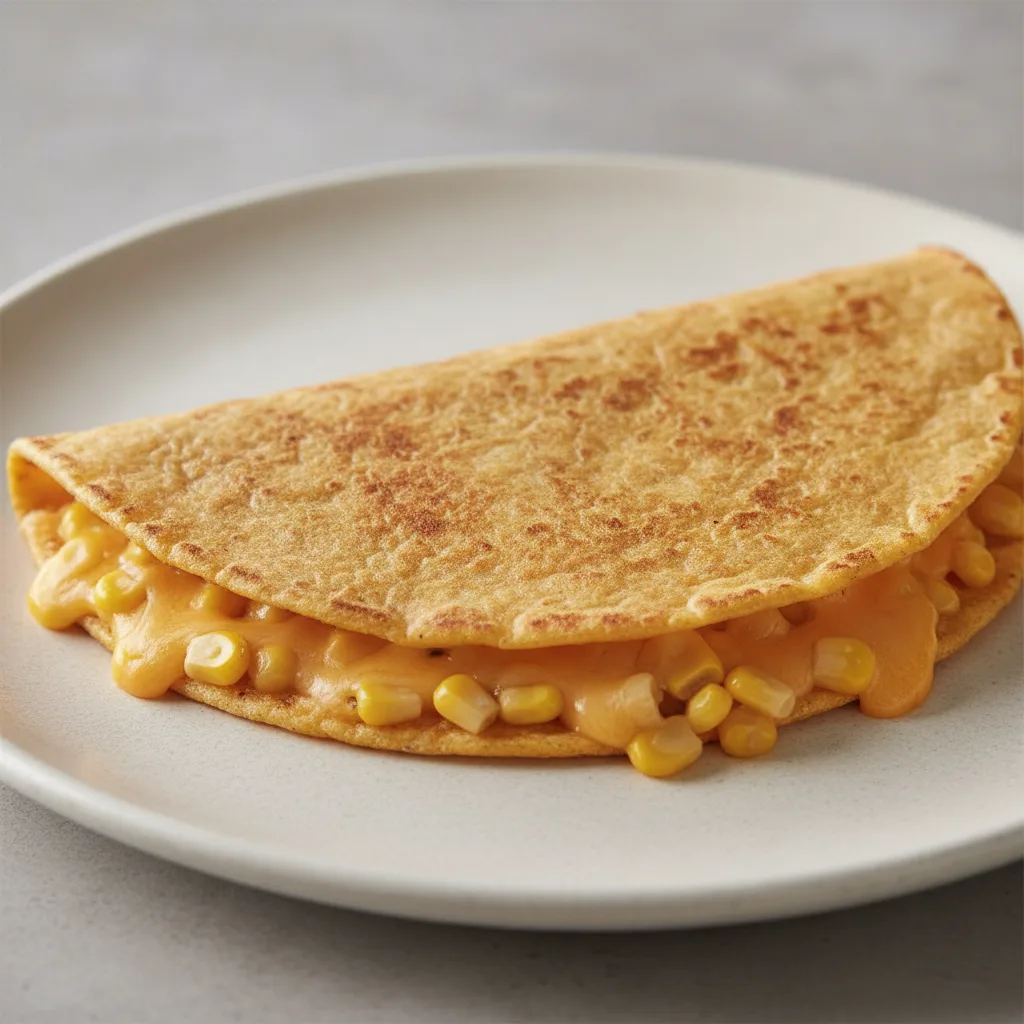 Corn Cheese Quesadilla