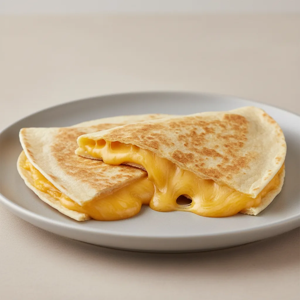 Flour Tortilla Cheese Quesadilla