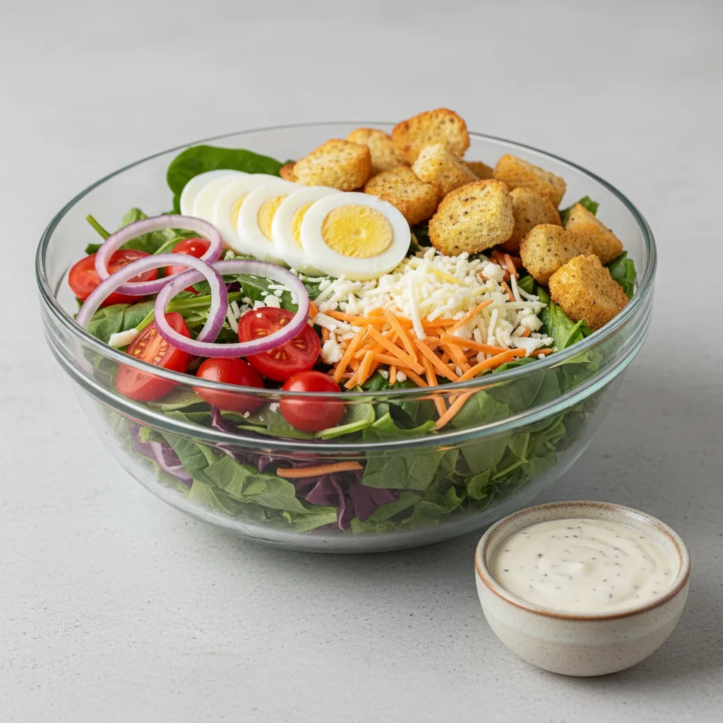 The Big Salad with Homemade Ranch The Big Salad with Homemade Ranch