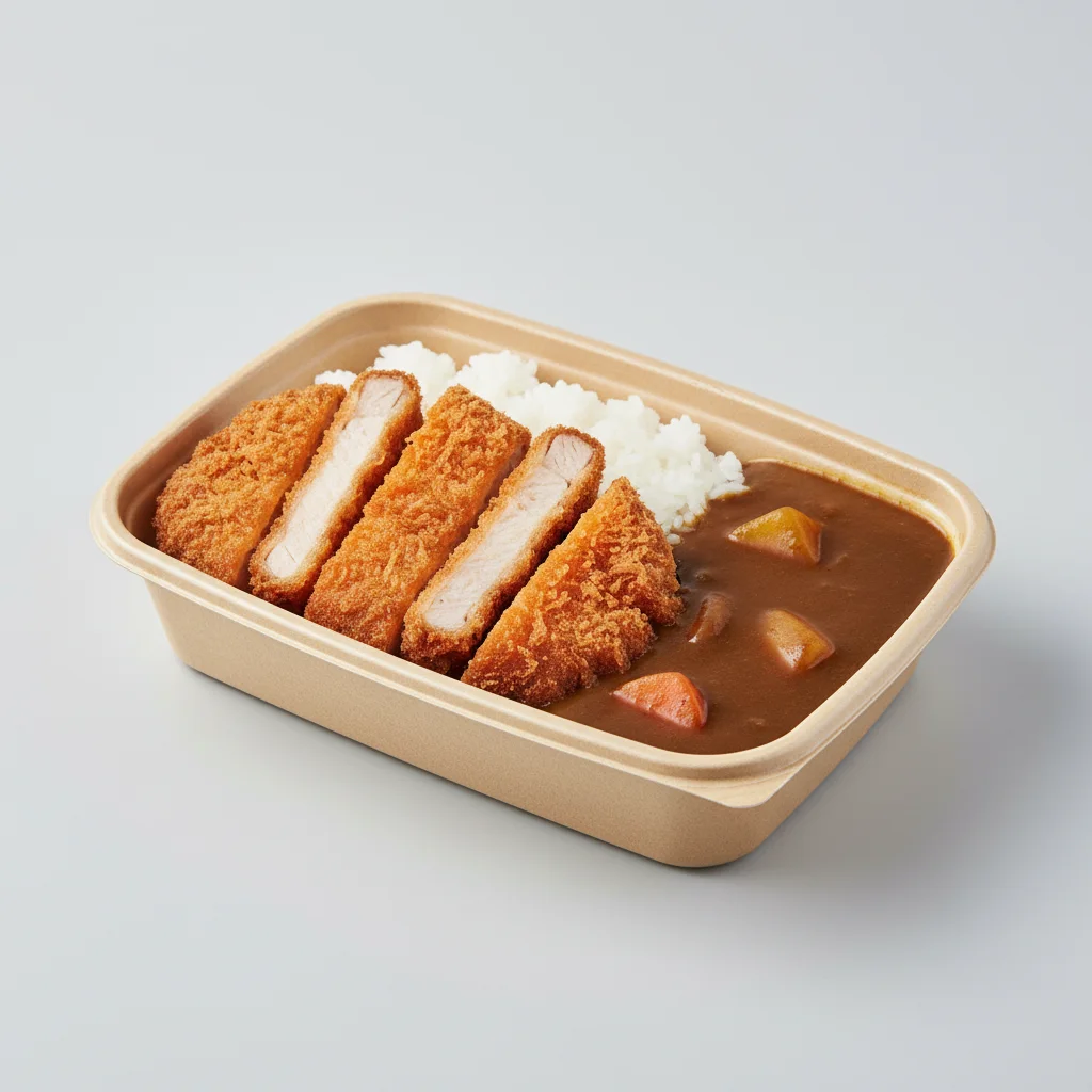 Pork Katsu with Japanese Curry Box Pork Katsu with Japanese Curry Box