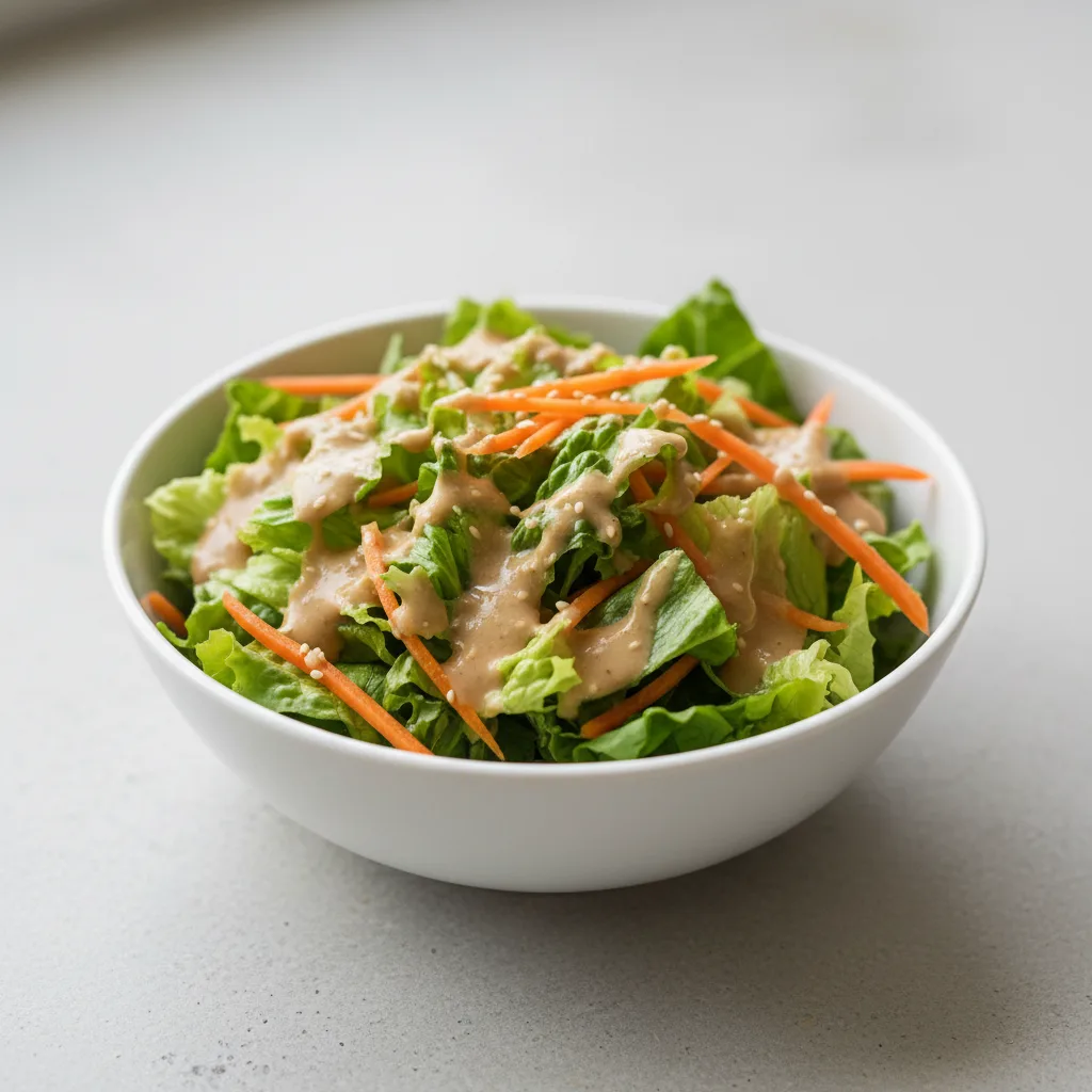 Side Salad with Sesame Dressing Side Salad with Sesame Dressing