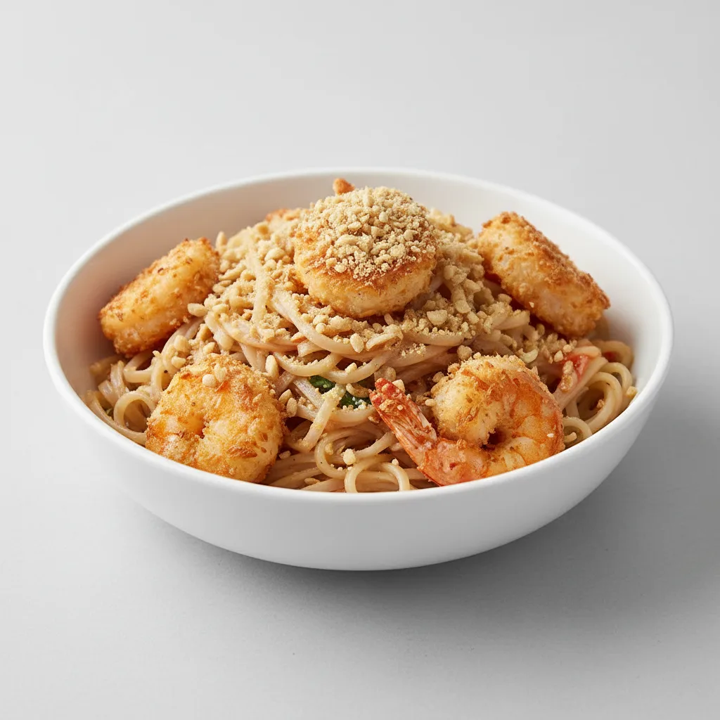 Coconut Prawn Phad Thai Coconut Prawn Phad Thai