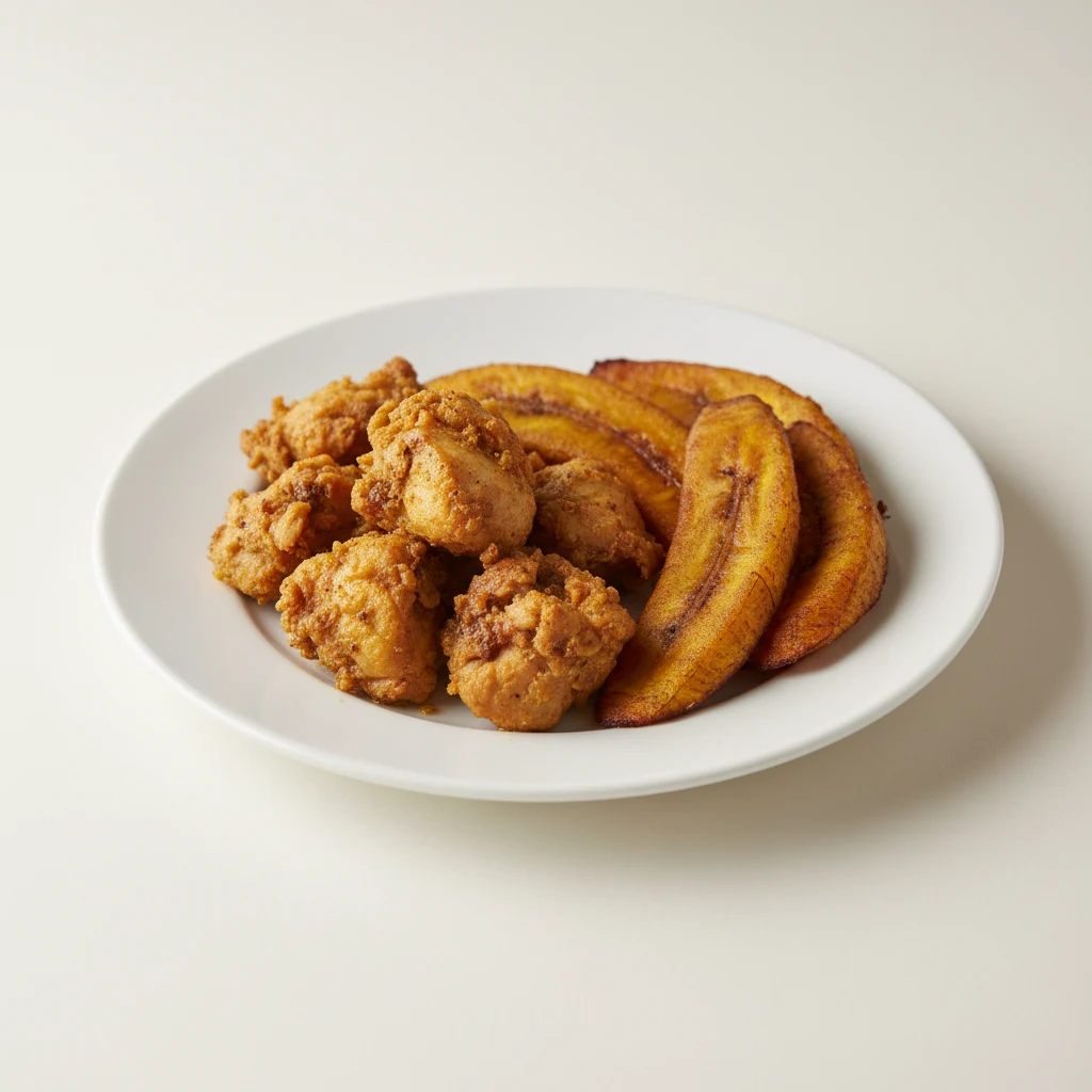 Fried Turkey with Plantain Fried Turkey with Plantain
