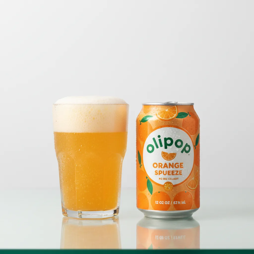 Organic Olipop Orange Squeeze 12oz Organic Olipop Orange Squeeze 12oz