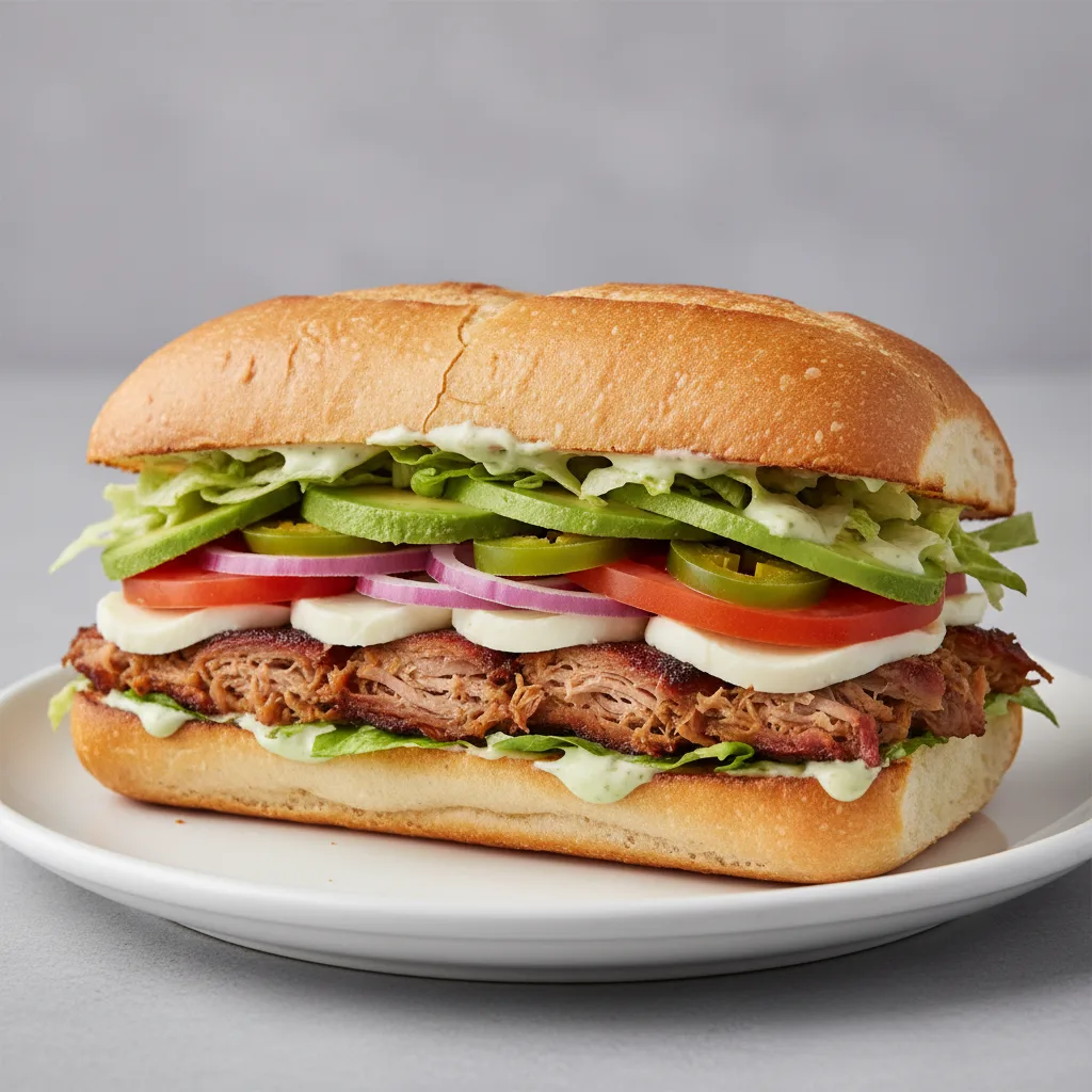 Torta De Carnitas