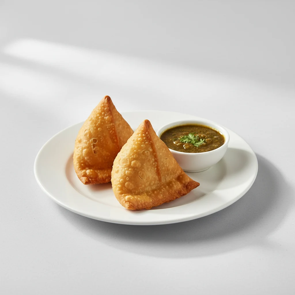 Samosa and Chutney (2 Pieces)