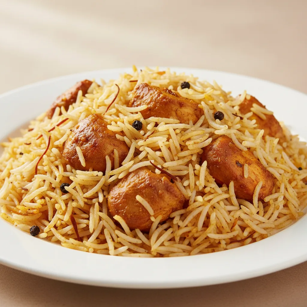 Boneless Chicken Biryani Boneless Chicken Biryani
