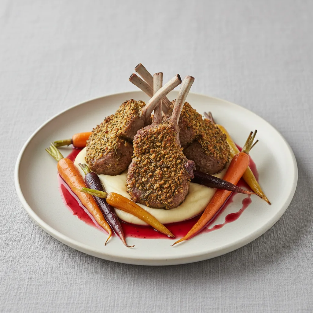 Herb-Crusted Lamb Chops Herb-Crusted Lamb Chops